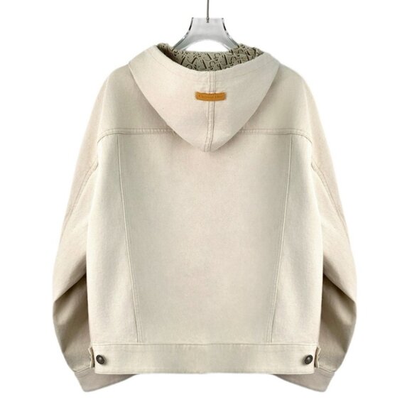 Dior Off-white cotton hooded jacket - Picture 2 of 9